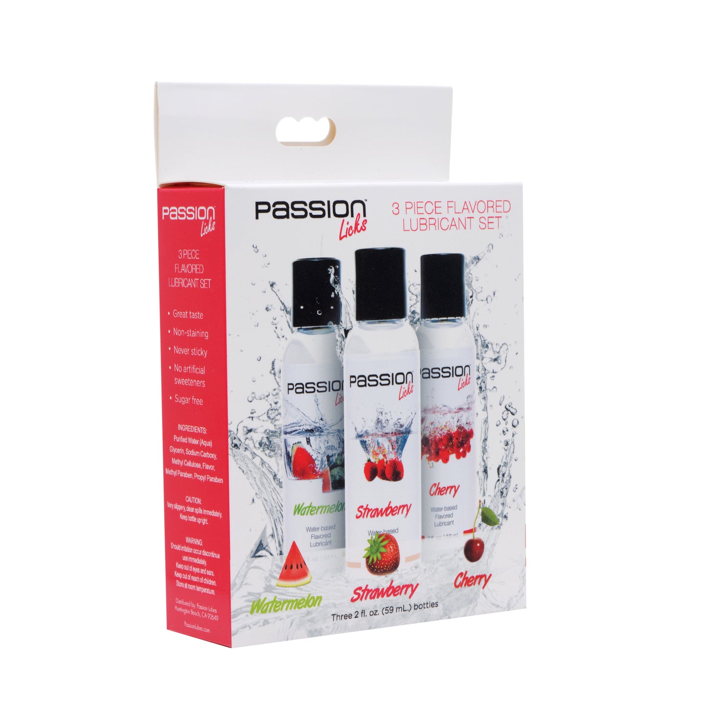 Passion Licks 3 Piece Flavored Lube Set - UABDSM