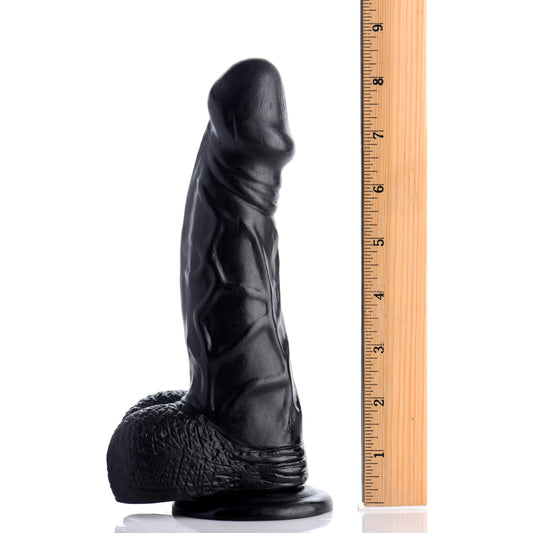 6.5 Inch Realistic Suction Cup Dildo- Black - UABDSM
