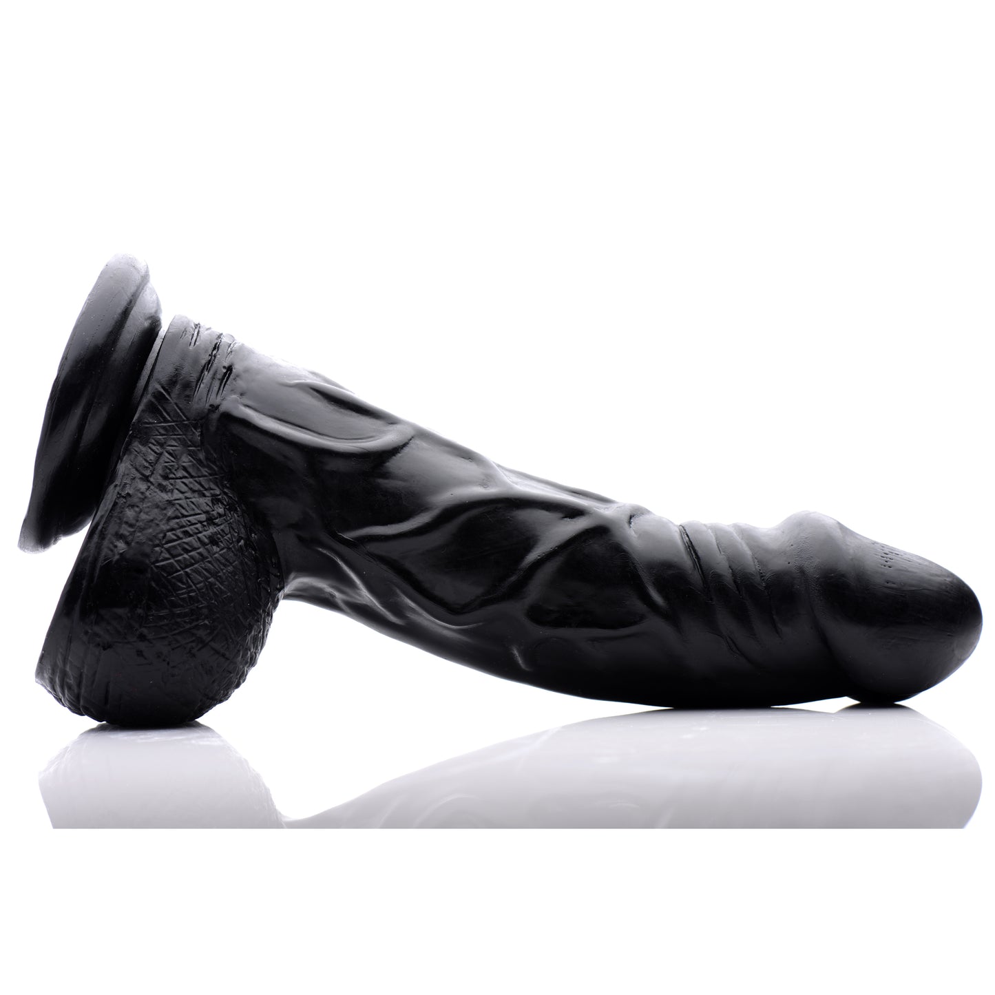 6.5 Inch Realistic Suction Cup Dildo- Black - UABDSM