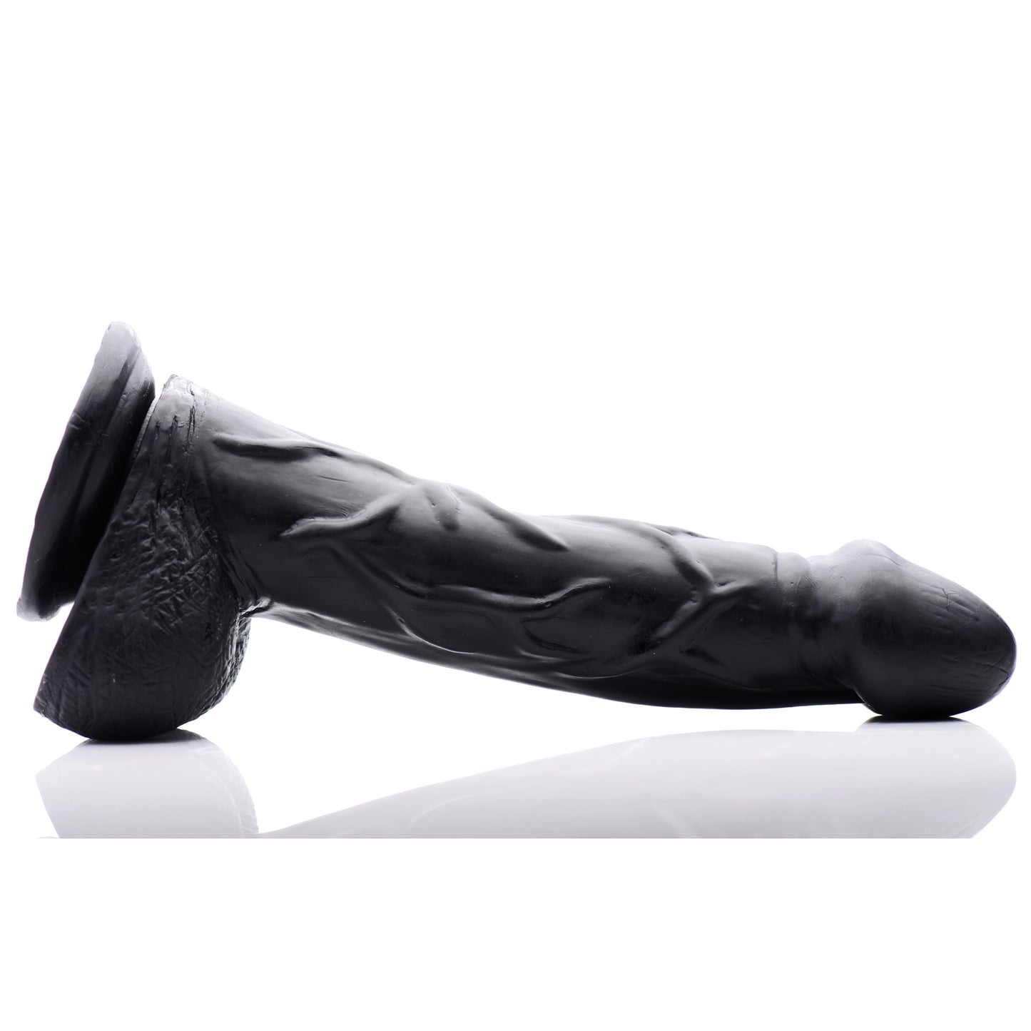 7 Inch Realistic Suction Cup Dildo- Black - UABDSM