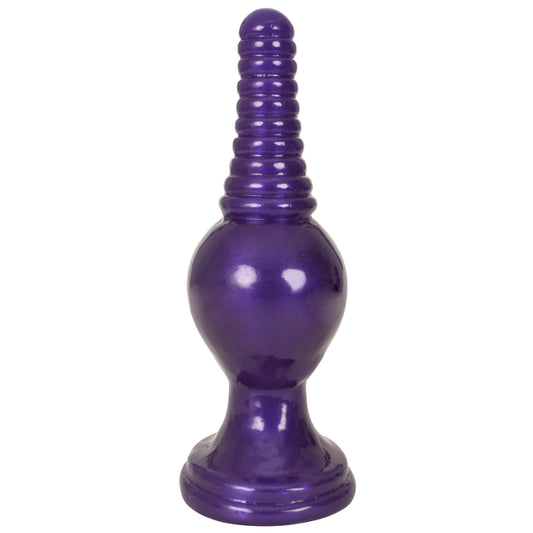 The King Ribbed Tip Anal Plug – Purple The King Ribbed Tip Anal Plug – Purple - UABDSM