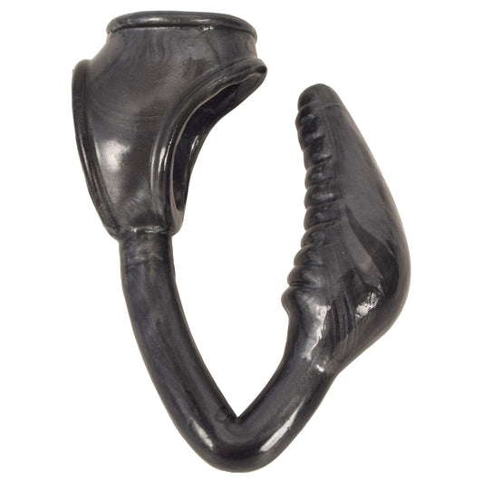 The Earl Cock and Ball Ring with Anal Plug -Black The Earl Cock and Ball Ring with Anal Plug -Black - UABDSM