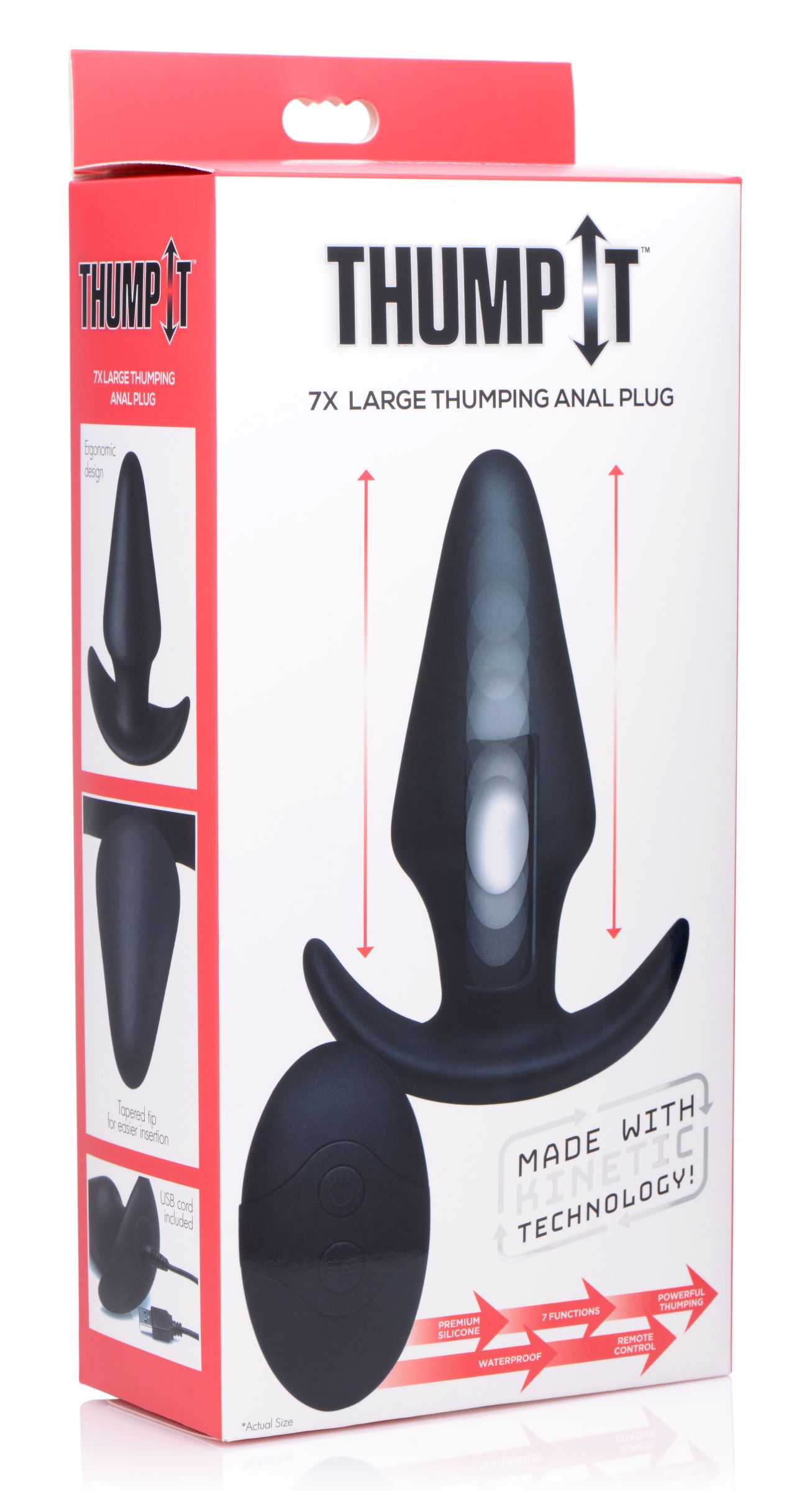 Kinetic Thumping 7X Large Anal Plug - UABDSM