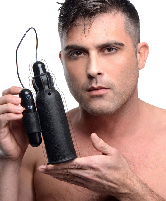 Lightning Stroke Silicone Stroker With Vibrating Bullet Lightning Stroke Silicone Stroker With Vibrating Bullet - UABDSM