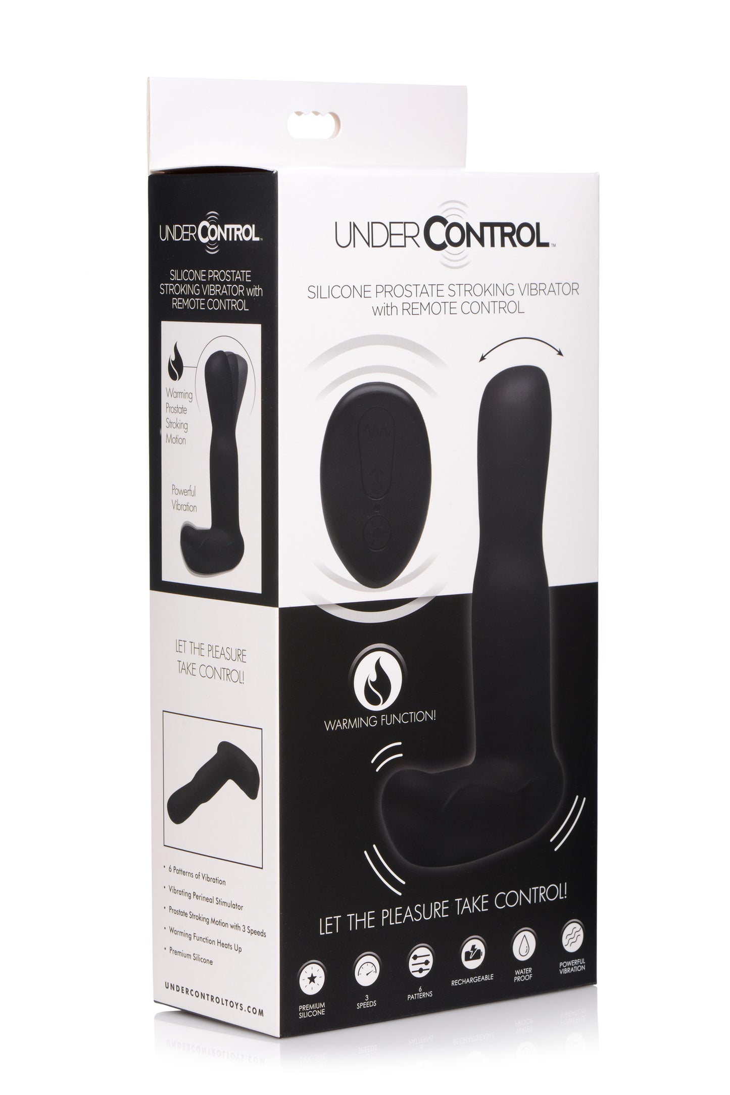 Silicone Prostate Stroking Vibrator with Remote Control - UABDSM