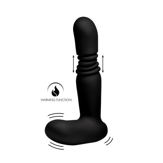 Silicone Thrusting Anal Plug With Remote Control - UABDSM