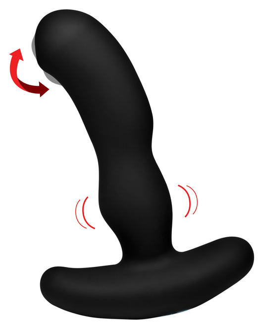 Pro-Digger 7X Silicone Stimulating Beaded P-Spot Vibe - UABDSM