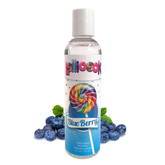 Lollicock 4 oz. Water-based Flavored Lubricant - Blue Berry Lollicock 4 oz. Water-based Flavored Lubricant - Blue Berry - UABDSM