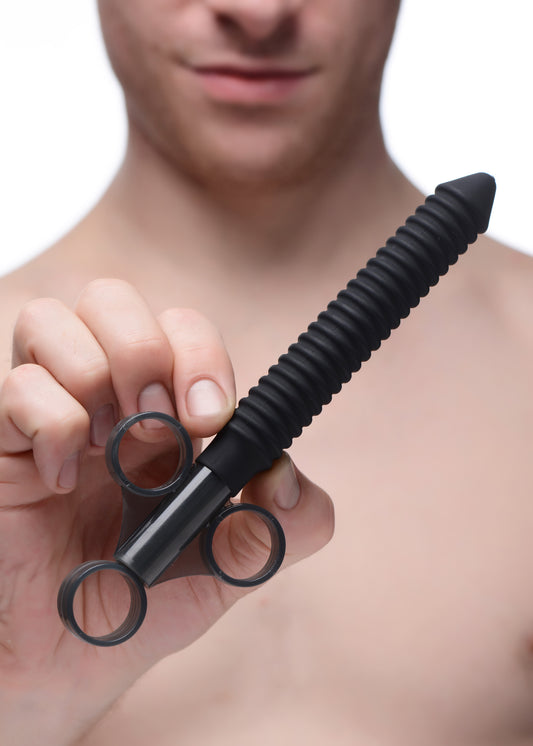 Ribbed Silicone Lubricant Launcher - UABDSM