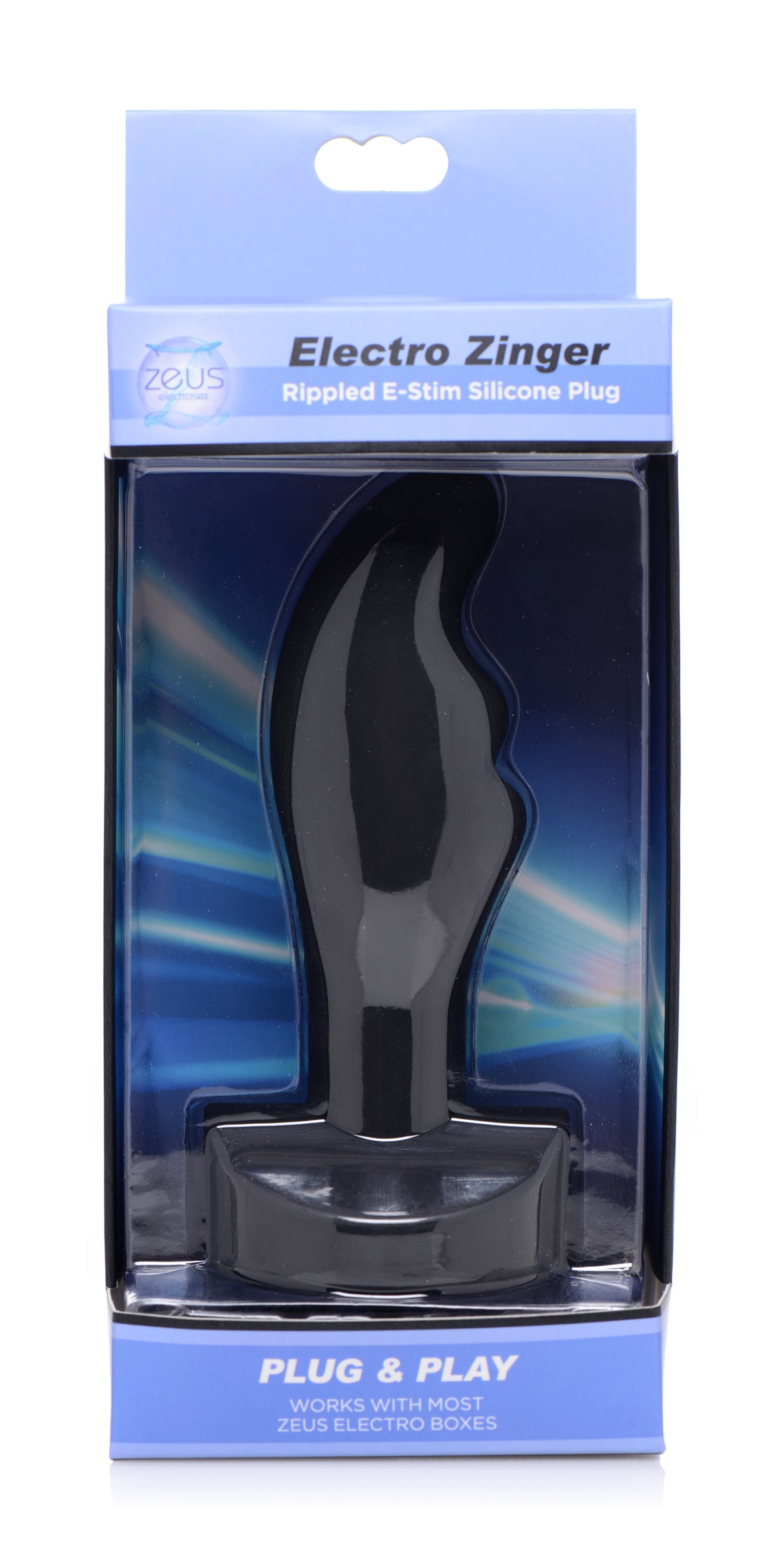 Electro Zinger Rippled E-stim Silicone Plug - UABDSM