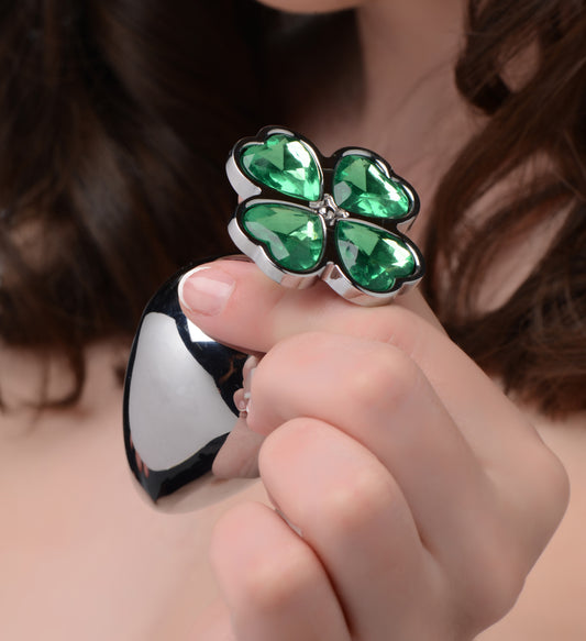 Lucky Clover Gem Anal Plug - Large Lucky Clover Gem Anal Plug - Large - UABDSM