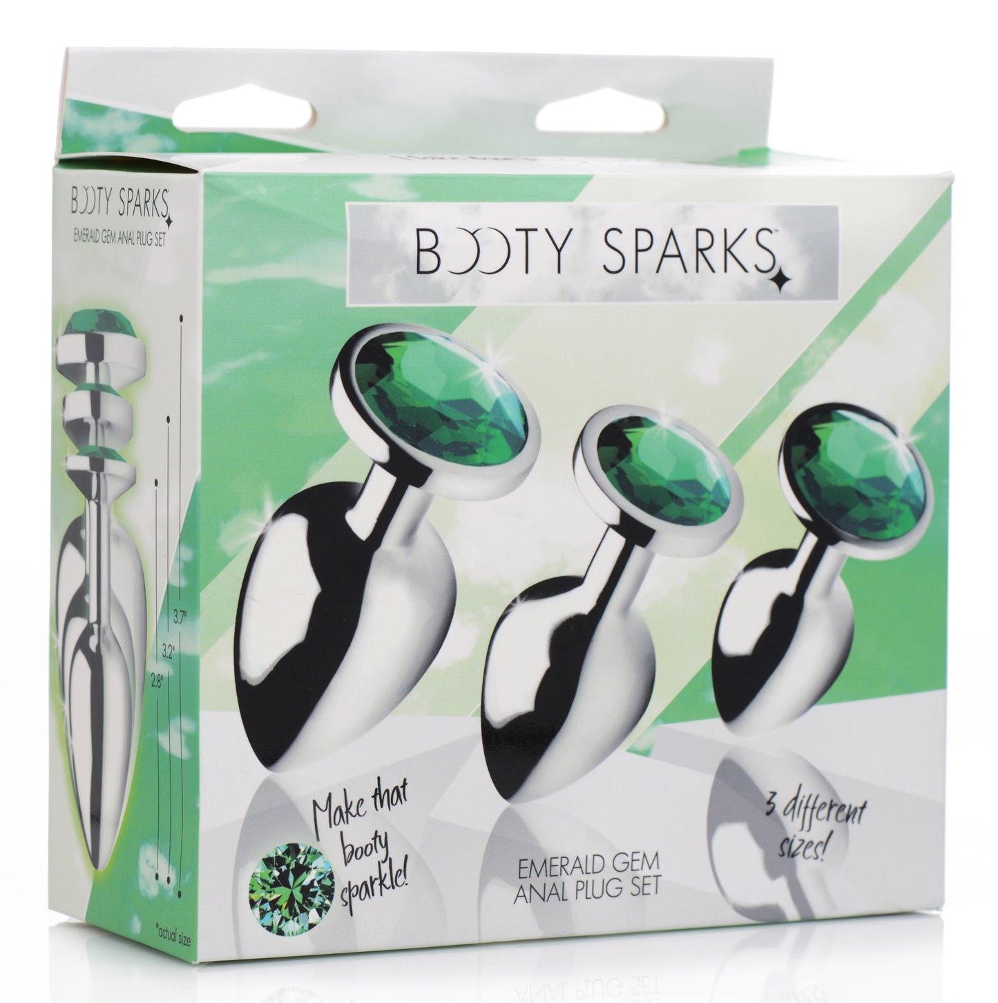 Emerald Gem Anal Plug Set - UABDSM