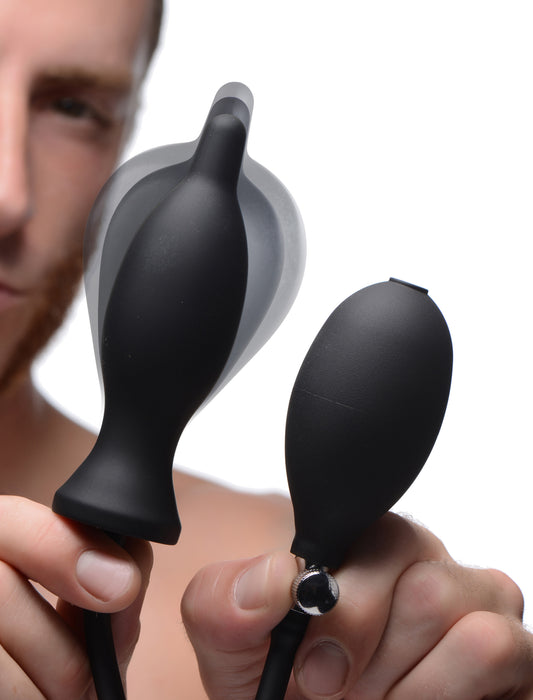 Dark Inflator Silicone Inflatable Anal Plug Dark Inflator Silicone Inflatable Anal Plug - UABDSM
