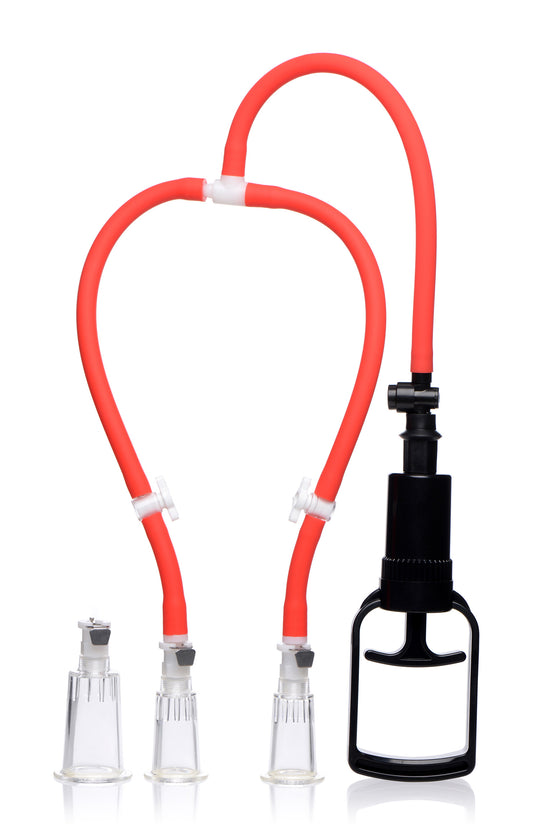 3-Way Suck Her Nipple and Clit Pump System - UABDSM