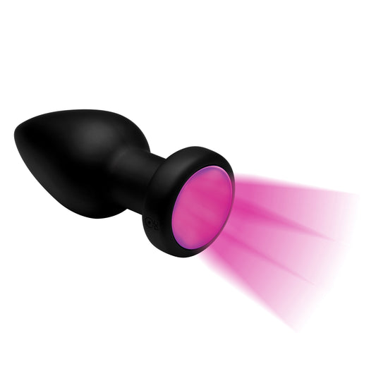 7X Light Up Rechargeable Anal Plug - Large - UABDSM