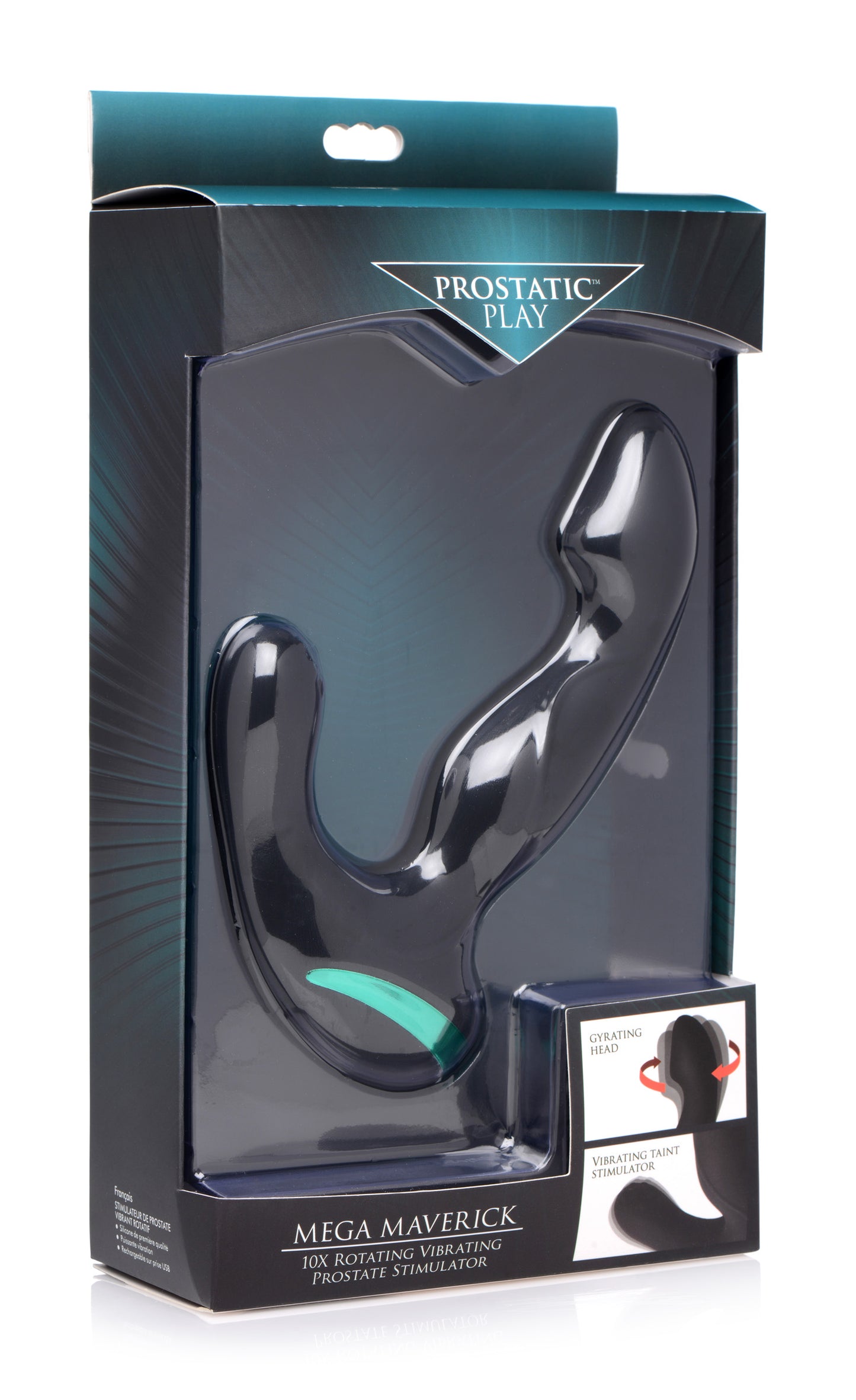 Mega Maverick 10X Rotating Vibrating Prostate Stimulator - UABDSM