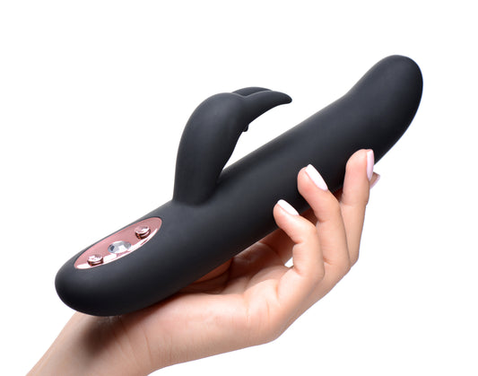 Bling Bunny 10X Flexing Silicone Rabbit Vibrator - UABDSM