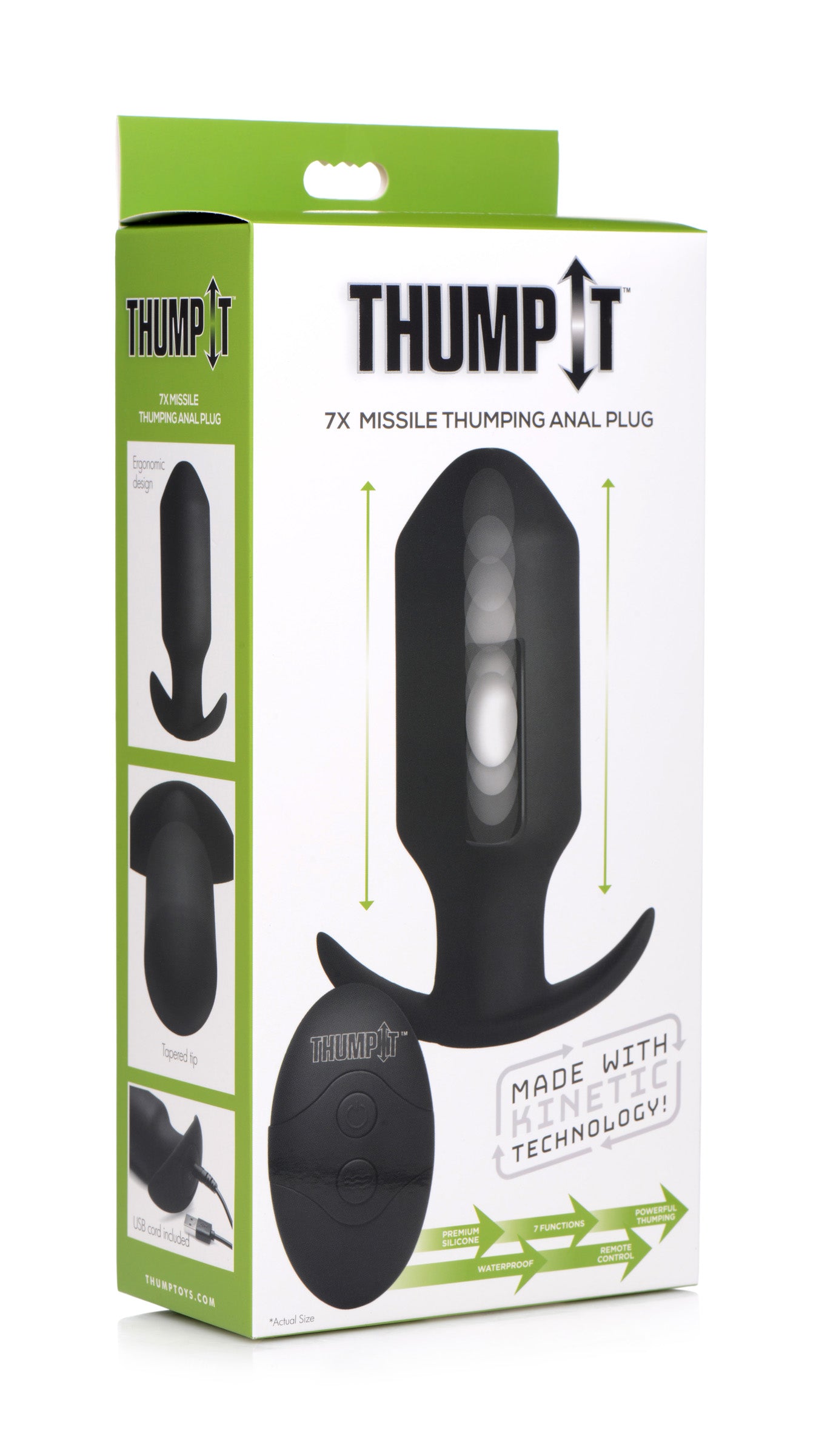 Kinetic Thumping 7X Missile Anal Plug - UABDSM