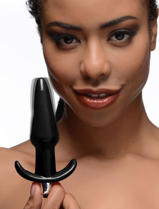 Smooth Vibrating Anal Plug - Black Smooth Vibrating Anal Plug - Black - UABDSM