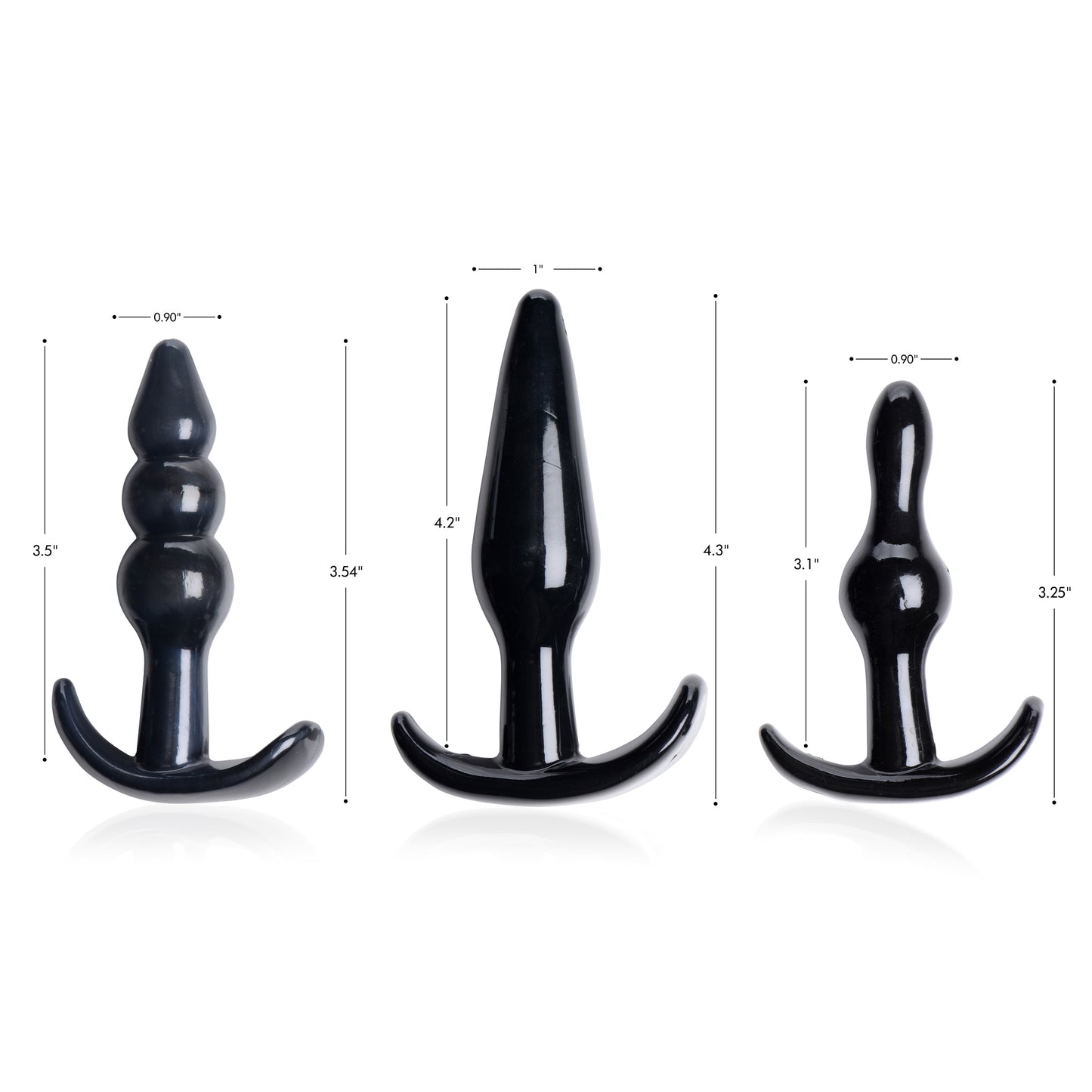 Anal Teaser Comfort Plug Set - UABDSM