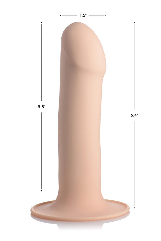Squeezable Phallic Dildo - Beige - UABDSM