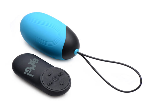 XL Silicone Vibrating Egg - Blue - UABDSM