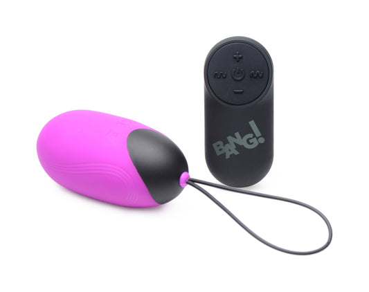 XL Silicone Vibrating Egg - Purple - UABDSM