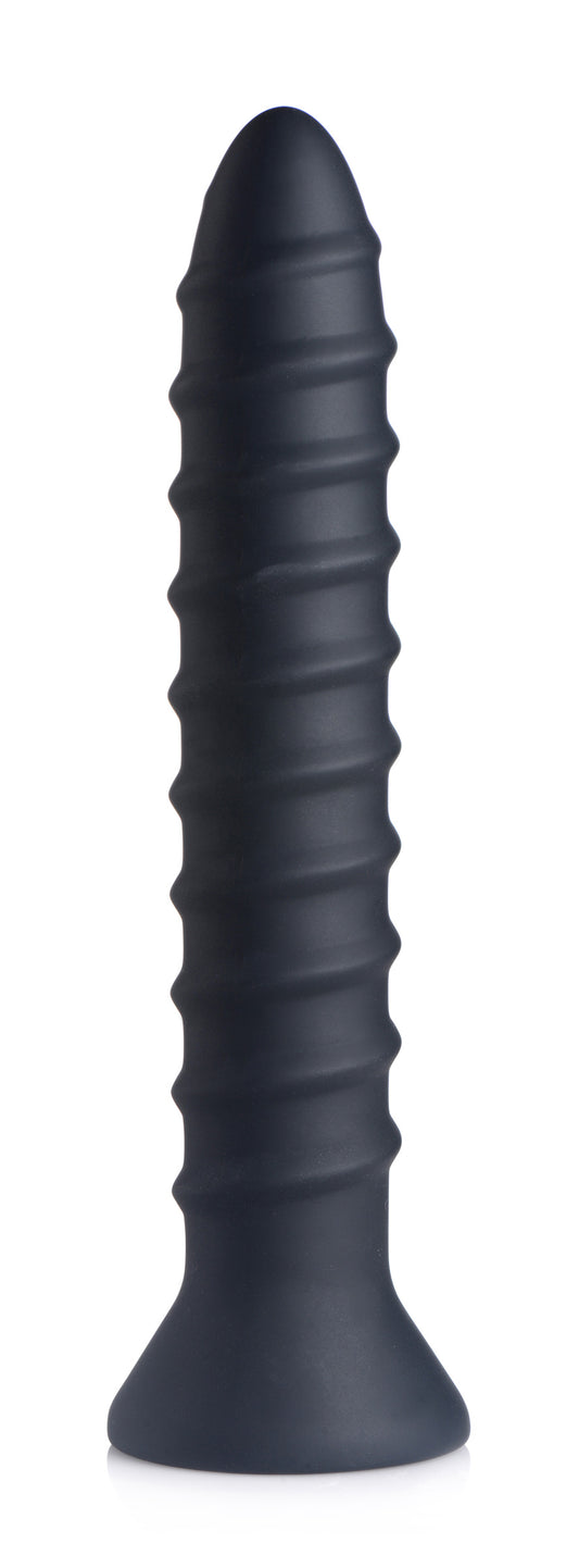 Power Screw 10X Spiral Silicone Vibrator - UABDSM