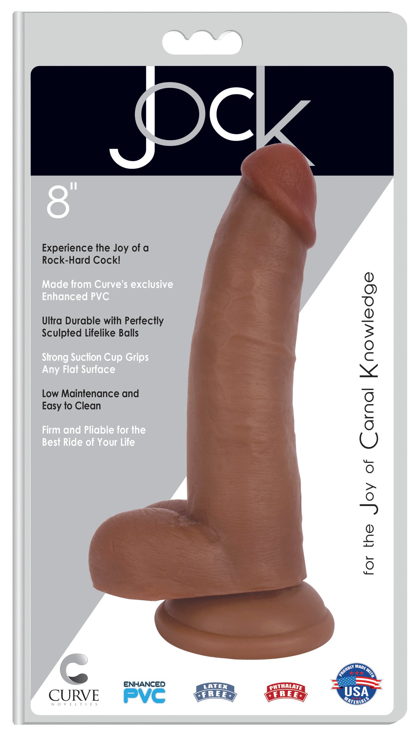 Jock 8 Inch Dildo with Balls - UABDSM