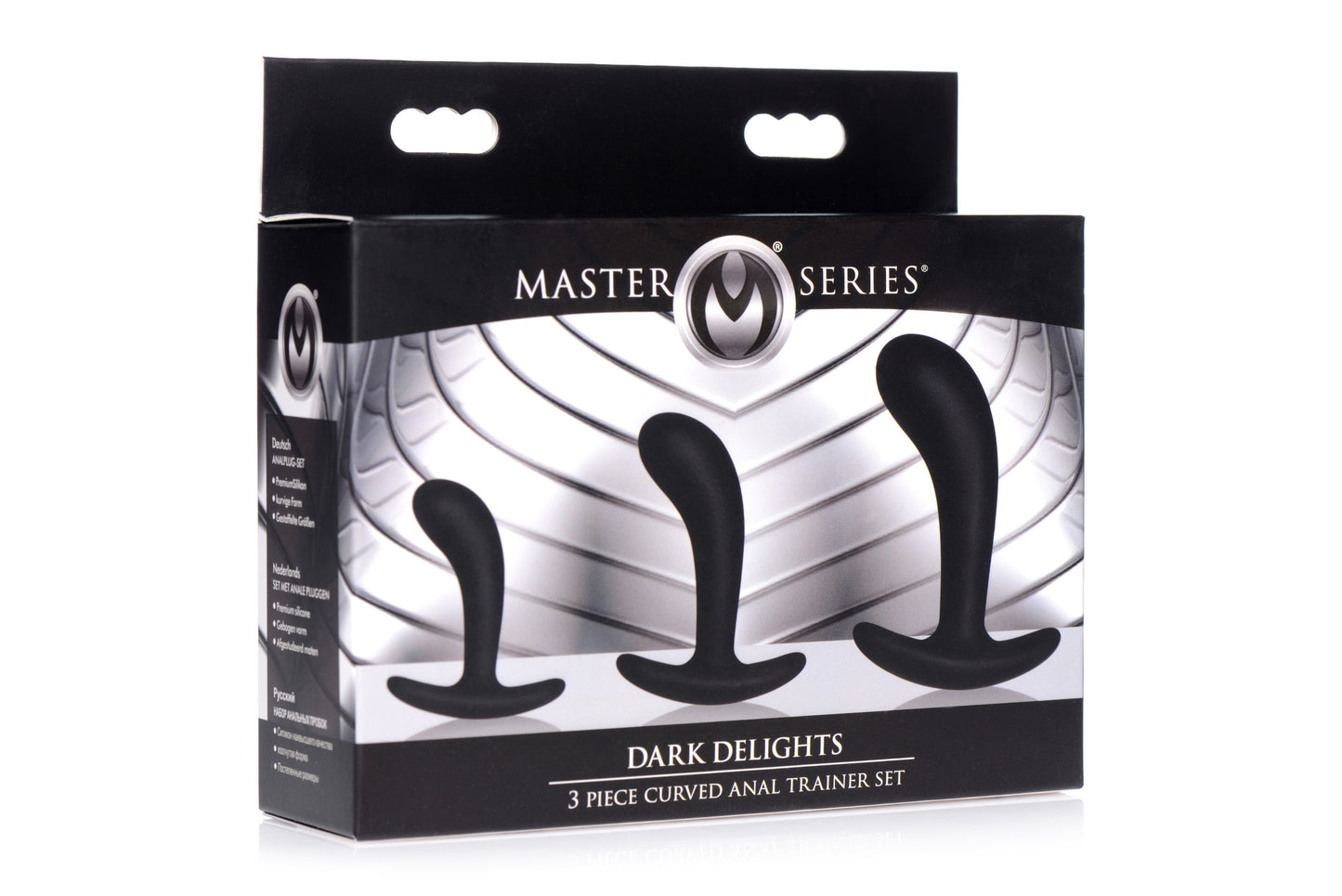 Dark Delights 3 Piece Curved Anal Trainer Set - UABDSM