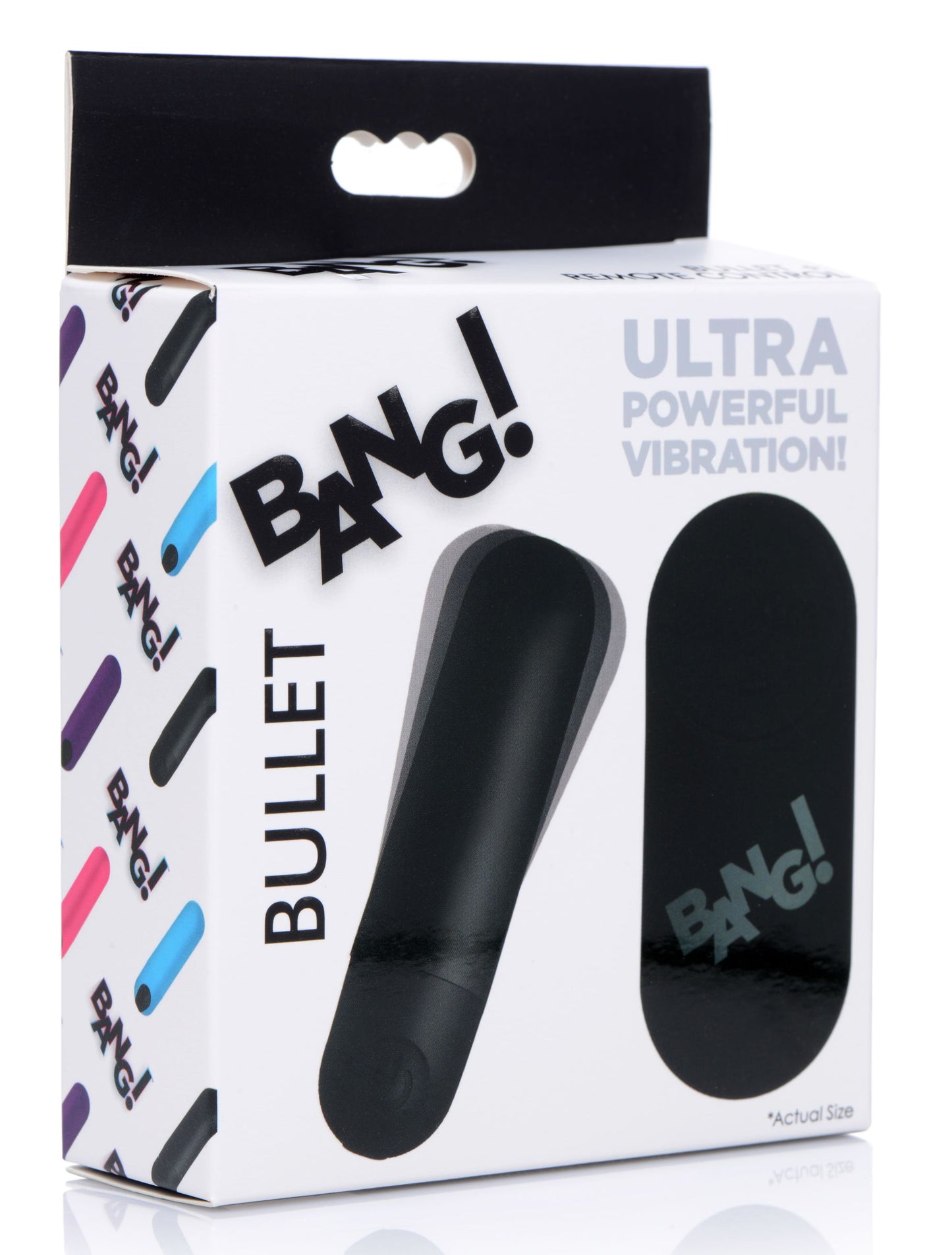 Vibrating Bullet with Remote Control - Black - UABDSM