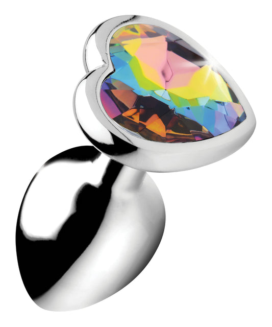 Rainbow Prism Heart Anal Plug - Small Rainbow Prism Heart Anal Plug - Small - UABDSM