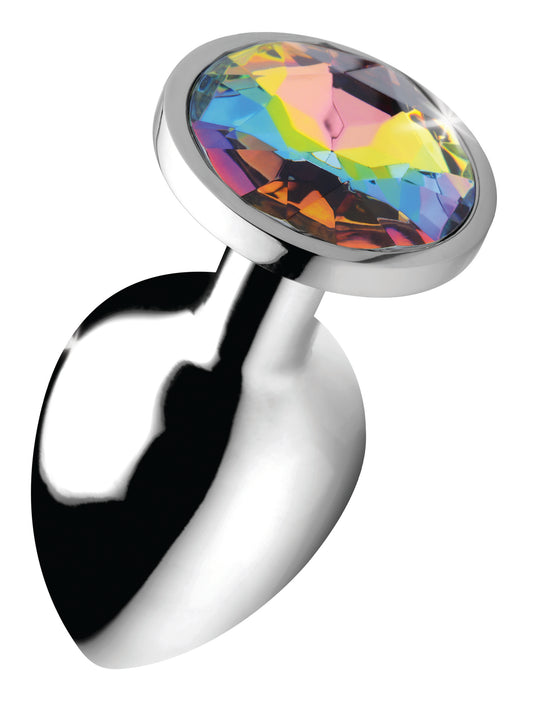 Rainbow Prism Gem Anal Plug - Large Rainbow Prism Gem Anal Plug - Large - UABDSM