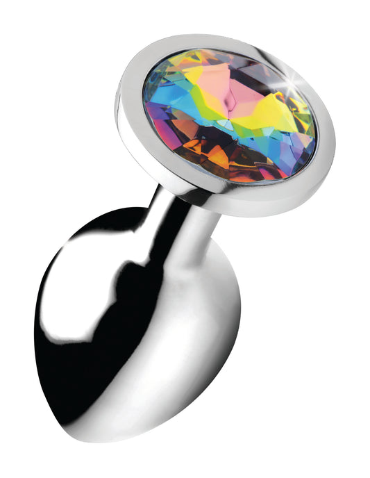 Rainbow Prism Gem Anal Plug - Medium Rainbow Prism Gem Anal Plug - Medium - UABDSM