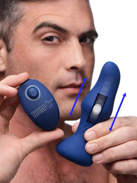 7X Slim Curved Thumping Silicone Anal Plug 7X Slim Curved Thumping Silicone Anal Plug - UABDSM