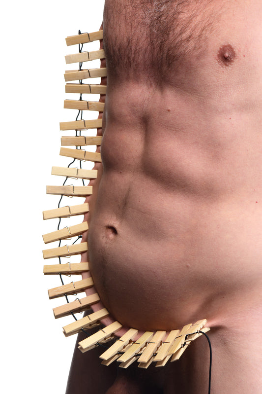 Firecracker Clothespin Body Zipper - UABDSM