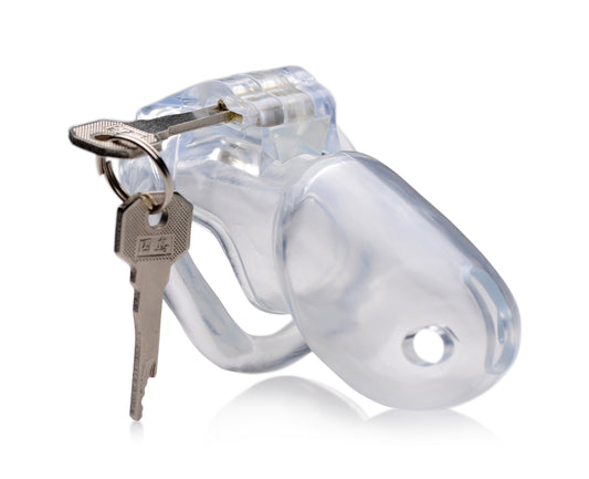 Clear Captor Chastity Cage - Large - UABDSM