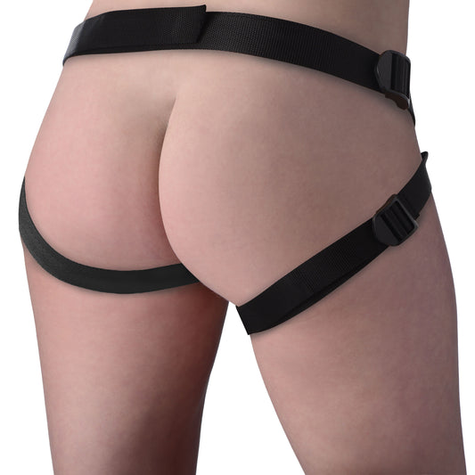 Seducer 7 inch Silicone Dildo with Harness - UABDSM