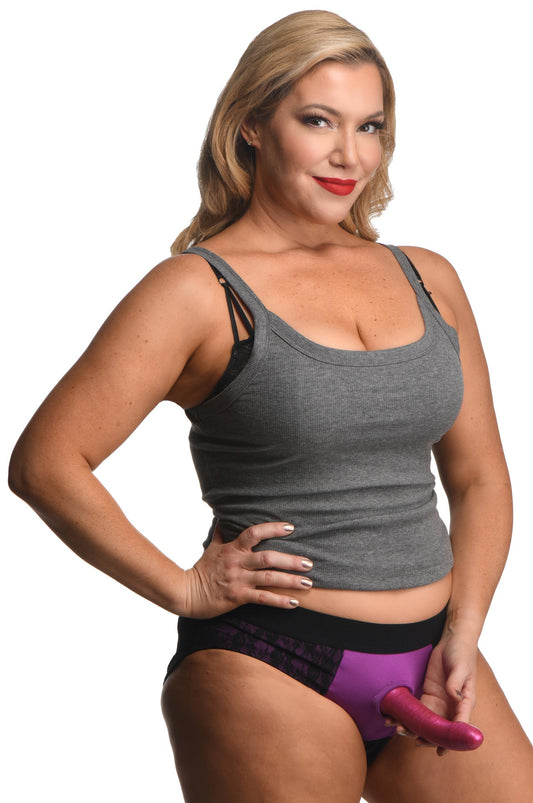 Lace Envy Crotchless Panty Harness - L-XL Lace Envy Crotchless Panty Harness - L-XL - UABDSM