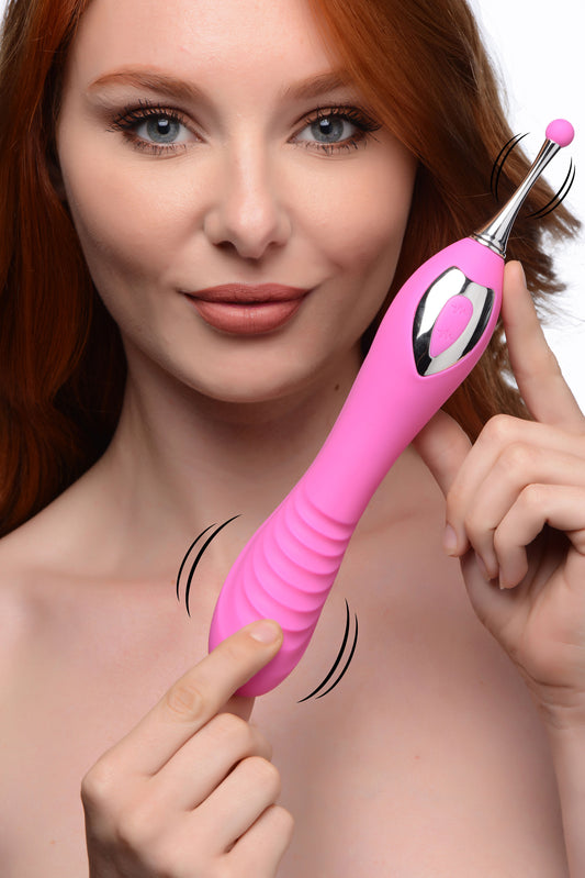 Power Zinger Dual-Ended Silicone Vibrator Power Zinger Dual-Ended Silicone Vibrator - UABDSM