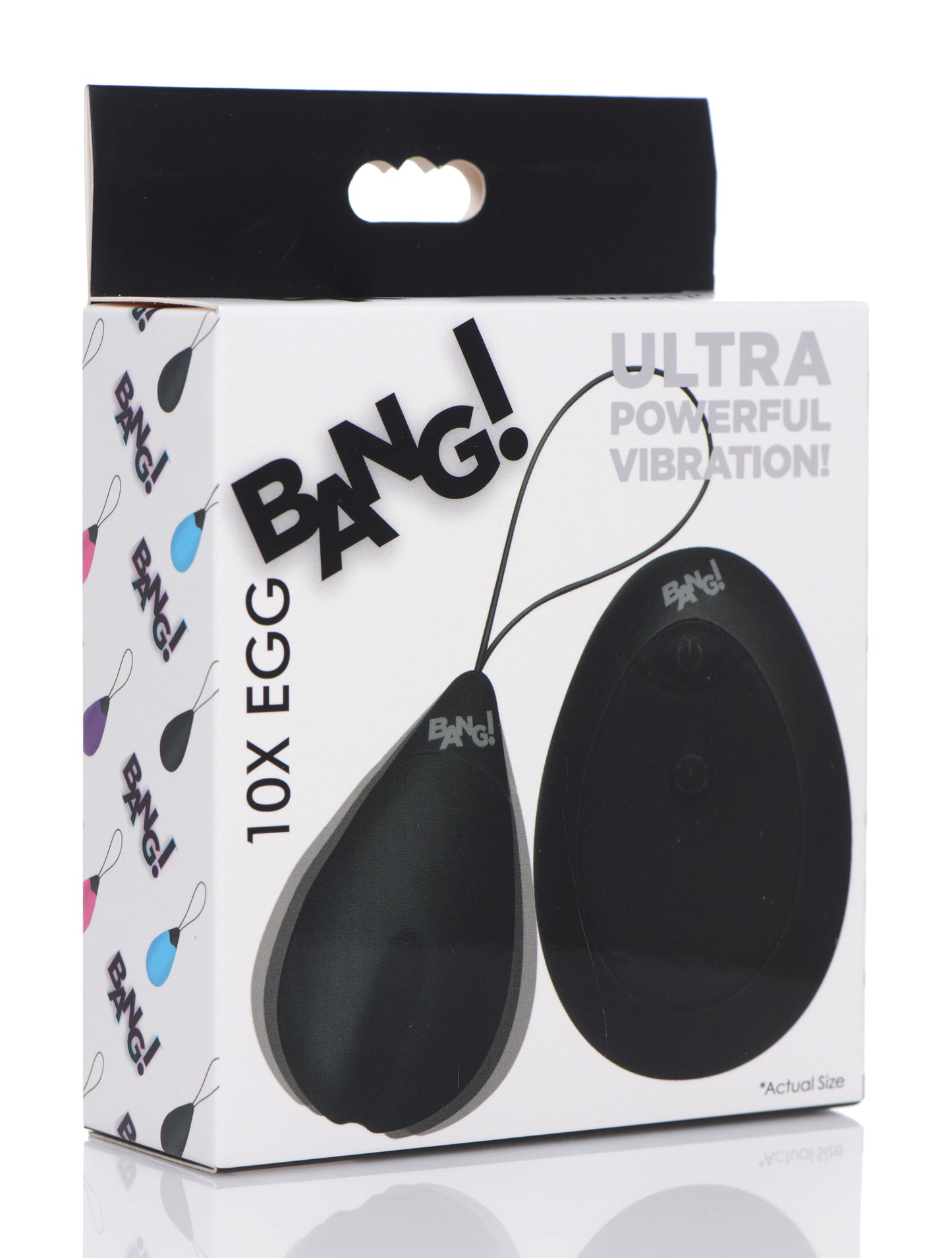 10X Silicone Vibrating Egg - Black - UABDSM