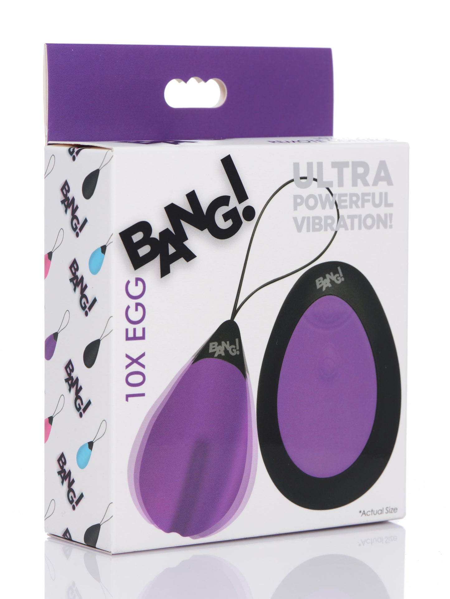 10X Silicone Vibrating Egg - Purple - UABDSM