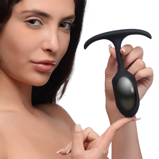 Premium Silicone Weighted Anal Plug - Medium Premium Silicone Weighted Anal Plug - Medium - UABDSM