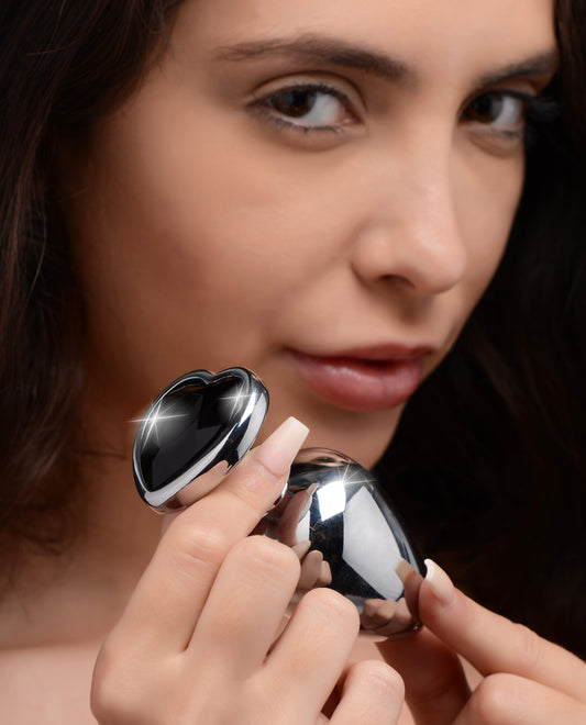 Black Heart Gem Anal Plug - Large Black Heart Gem Anal Plug - Large - UABDSM