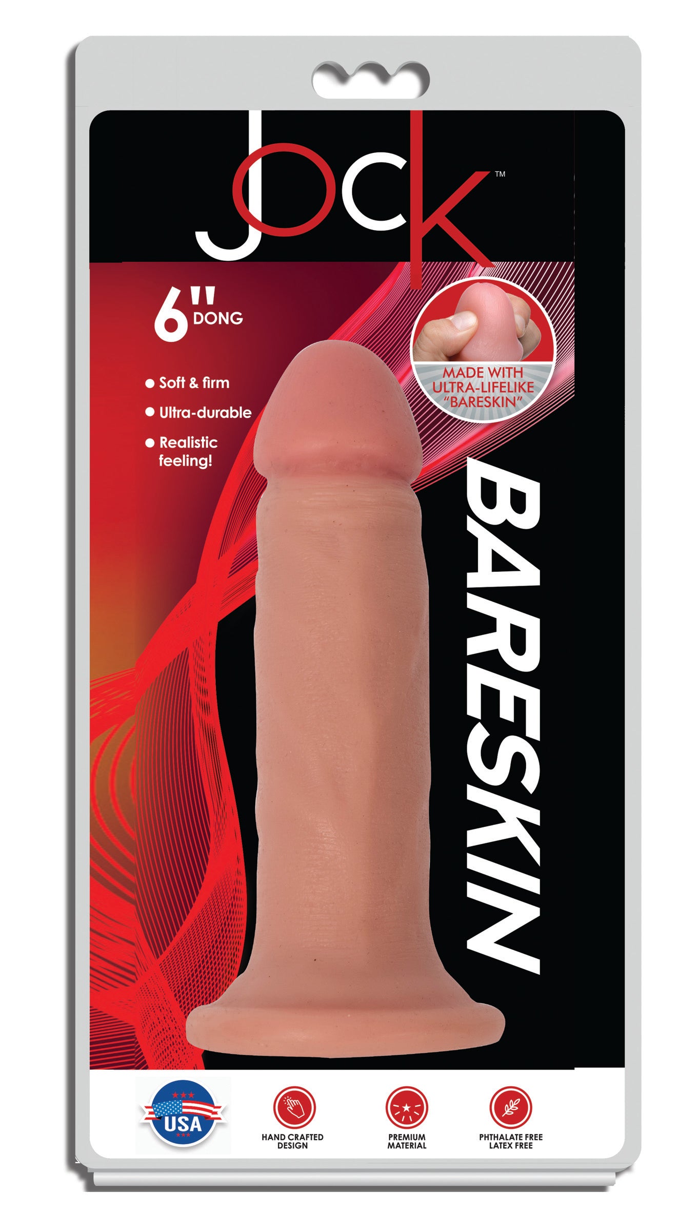 Jock Light Bareskin Dildo - 6 Inch - UABDSM