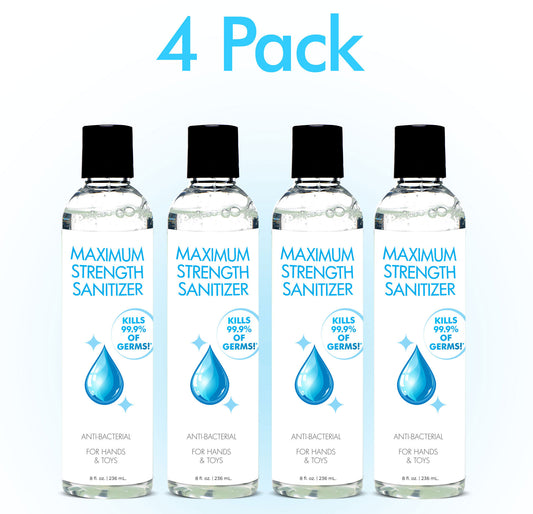 Anti-Bacterial Maximum Strength Hand Sanitizer 8oz 4-Pack Anti-Bacterial Maximum Strength Hand Sanitizer 8oz 4-Pack - UABDSM