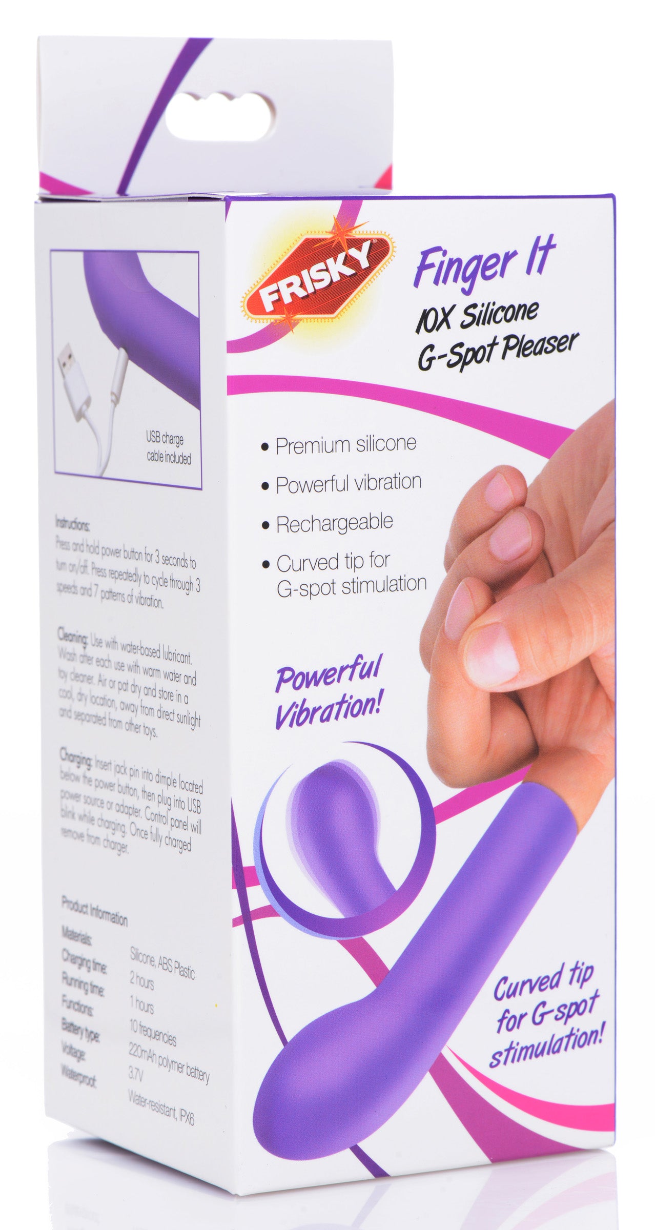 Finger It 10X Silicone G-Spot Pleaser - UABDSM
