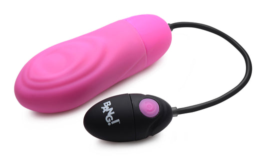 7X Pulsing Rechargeable Silicone Vibrator - Pink - UABDSM