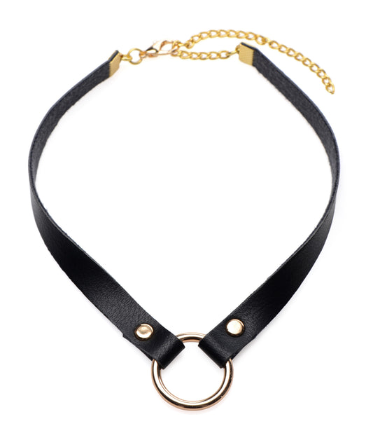 Posh Pet Gold Ring Slim Choker - UABDSM