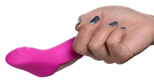 7X Finger Bang Her Pro Silicone Vibrator - Pink - UABDSM